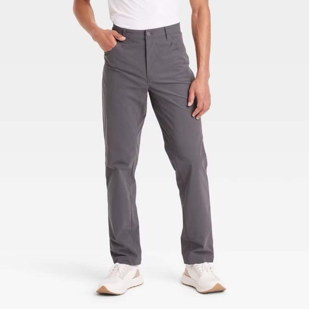 Men's All in Motion 360 Lifestyle Fit 5-Pocket Pants 36x34 Dark Gray NWT